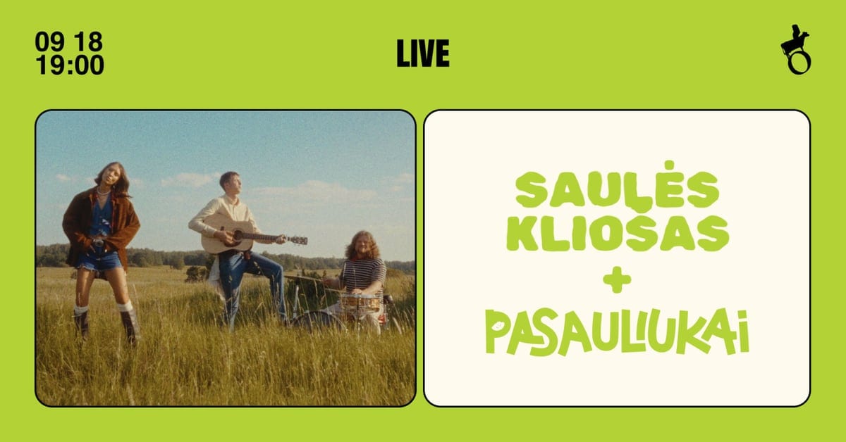 Saulės Kliošas + Pasauliukai. Koncertas šeimoms