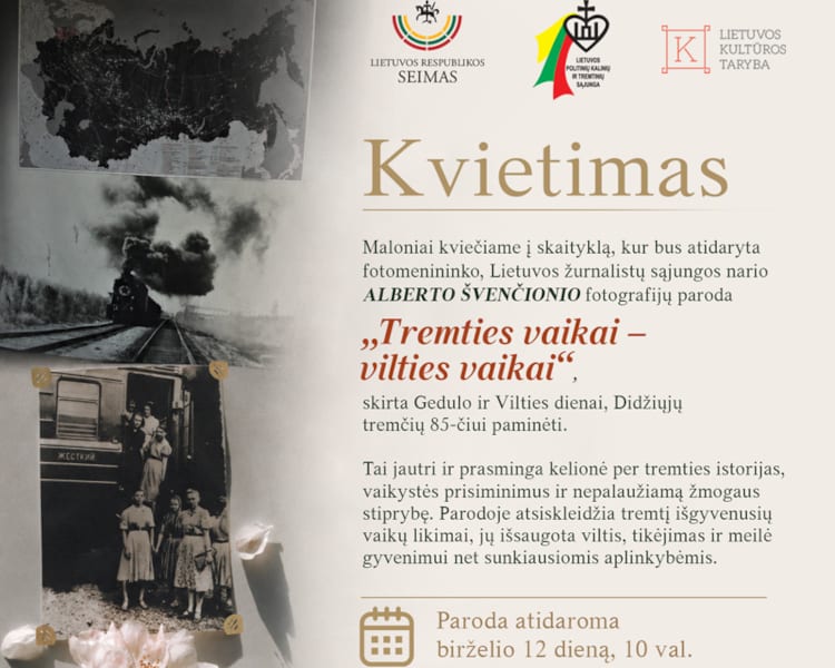 Fotografijų paroda „Tremties vaikai-vilties vaikai“