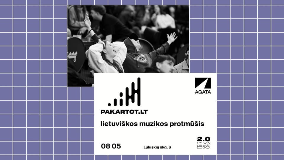 PAKARTOT Lithuanian music trivia night in the Lukiškės Prison courtyard!