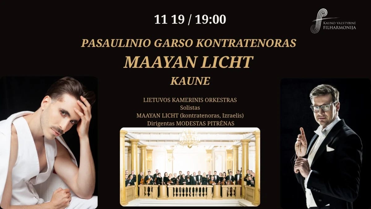 Pasaulinio garso kontratenoras maayan licht