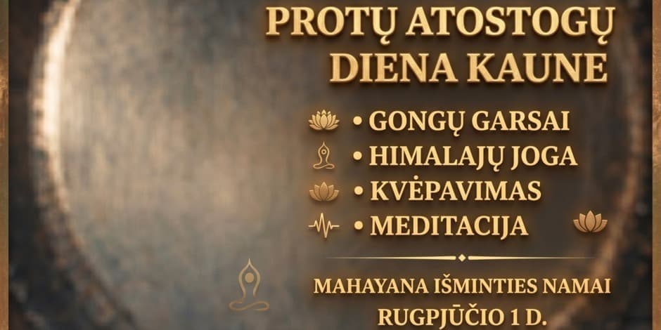 Proto atostogų diena. Veda Vyrenijus.