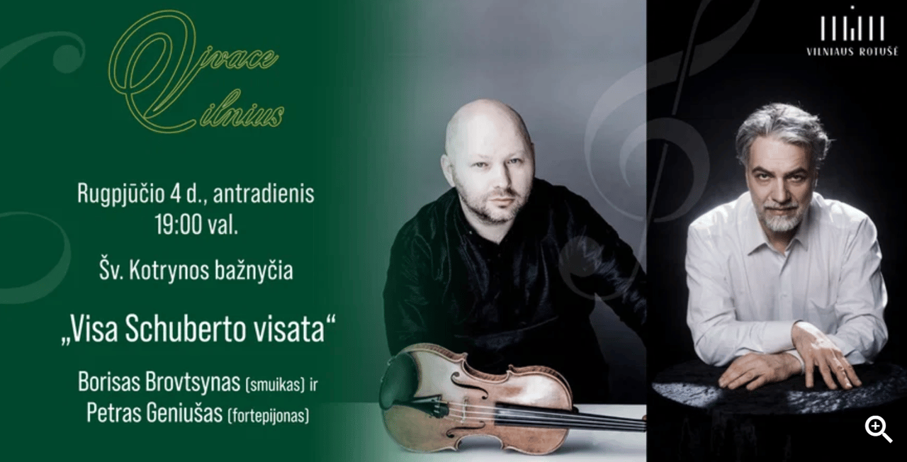 "The Entire Universe of Schubert". Vivace Vilnius festival