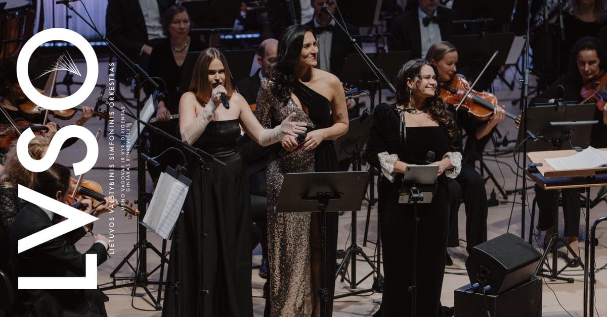 Lvso naujųjų metų koncertas: diva in rock