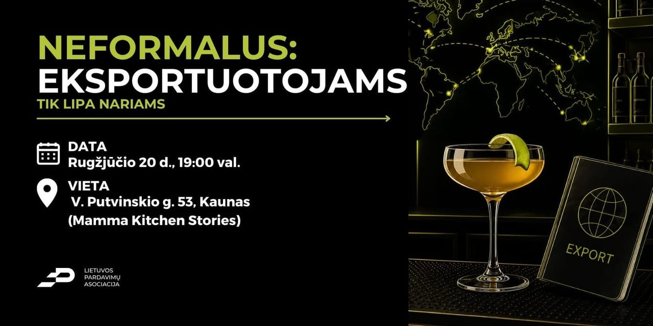 Neformalus: eksportuotojams