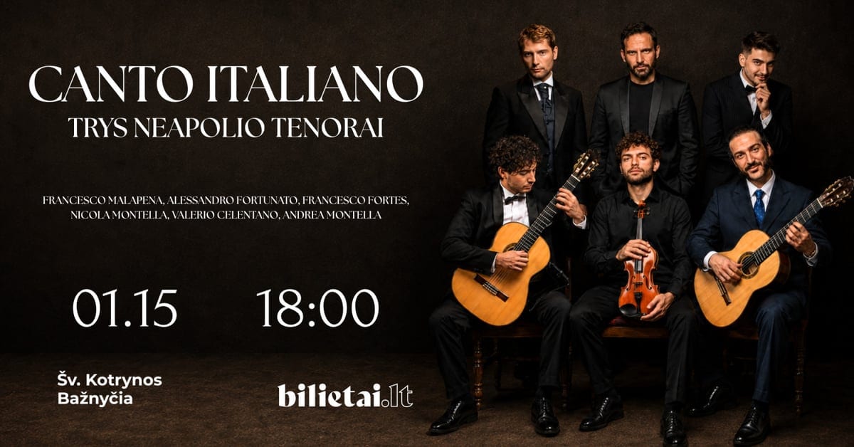 Canto Italiano. Three Neapolitan Tenors.