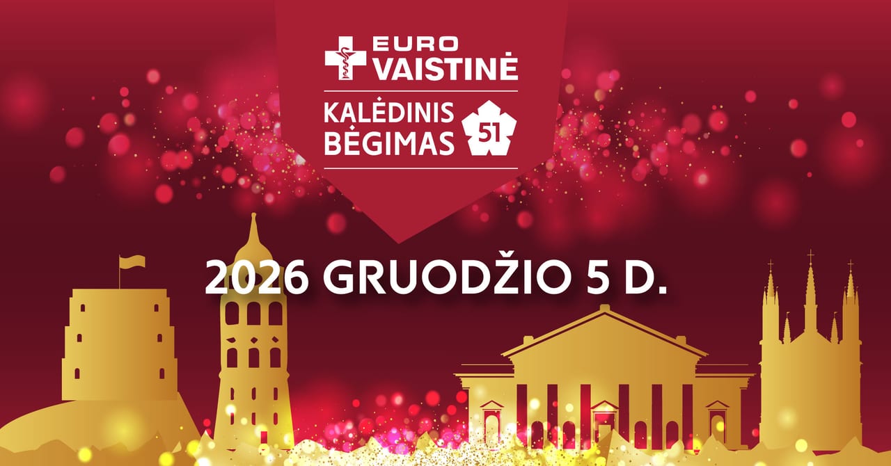 Eurovaistinės Kalėdinis bėgimas 2026