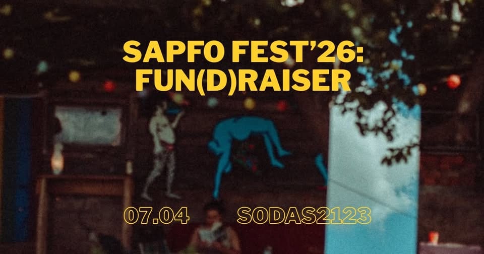 Sapfo fest’ 2026: Fun(d)raiser