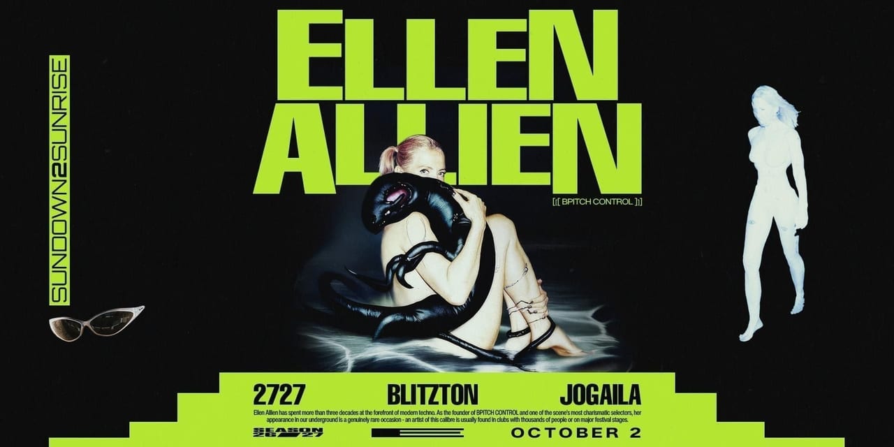 Elastica: ellen allien ❚ 2727 ❚ blitzton ❚ jogaila