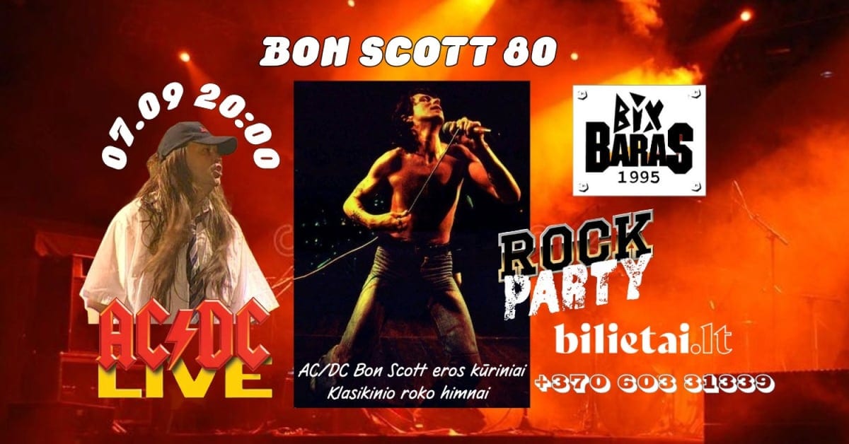 Bon Scott 80 - Ąžuolas Stanevičius