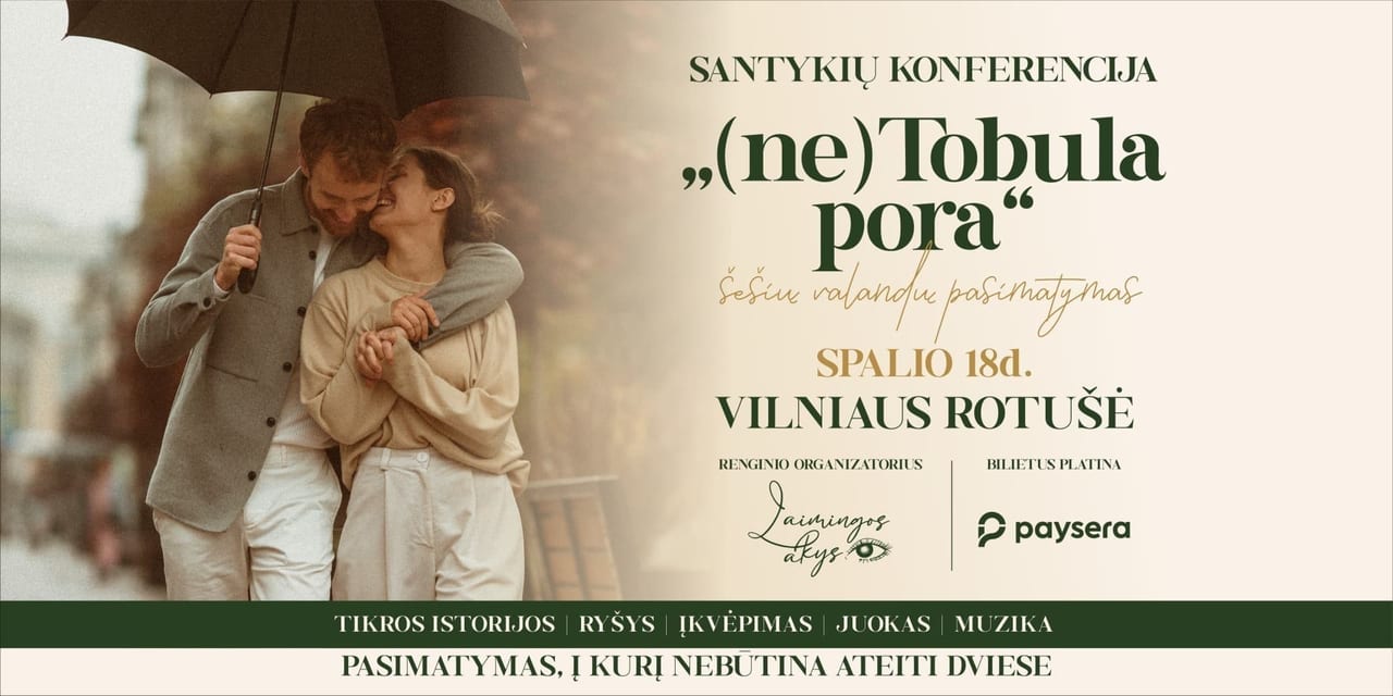 Santykių konferencija "(ne)Tobula pora" 2026 Vilnius