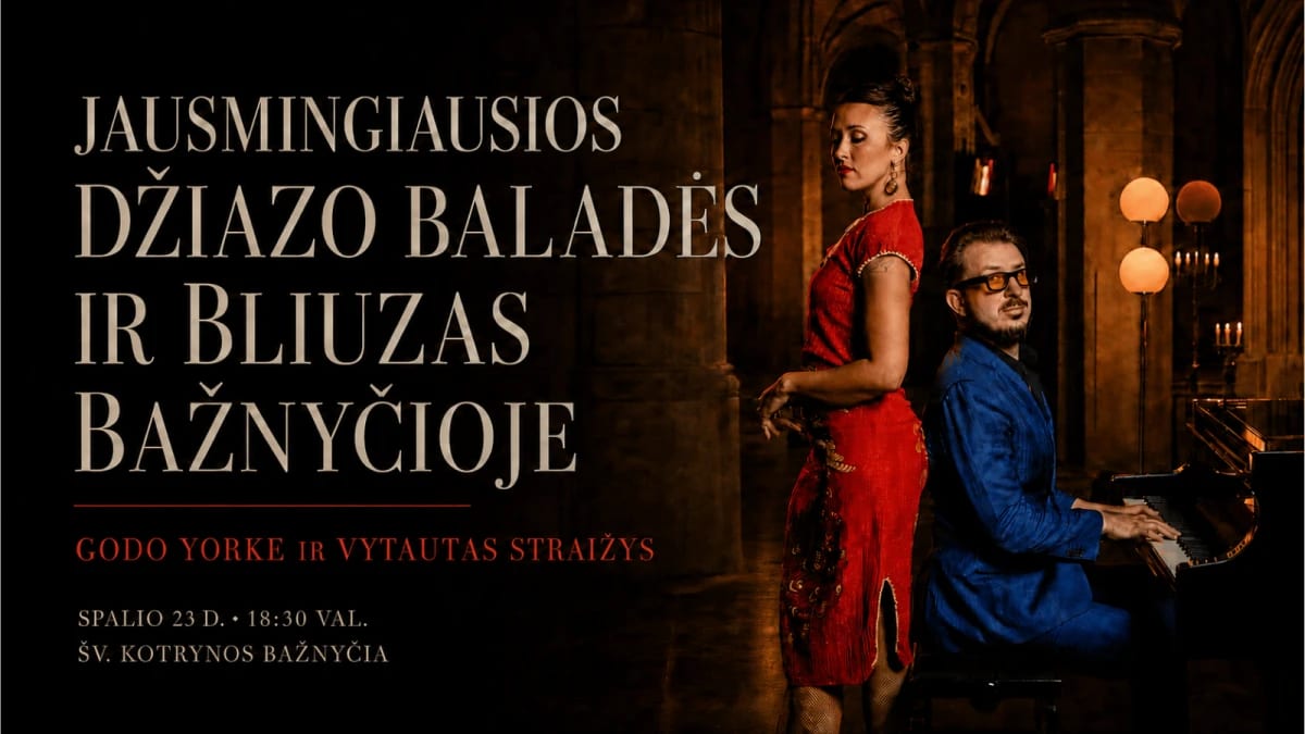 Jausmingiausios džiazo baladės ir bliuzas bažnyčioje