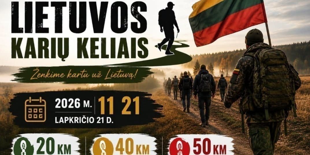 Pėsčiųjų žygis "Karių keliais 26"
