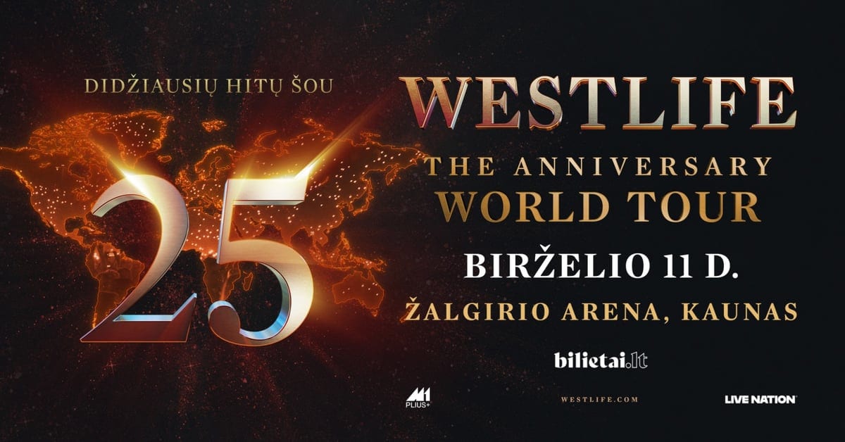 Westlife 25: the anniversary world tour