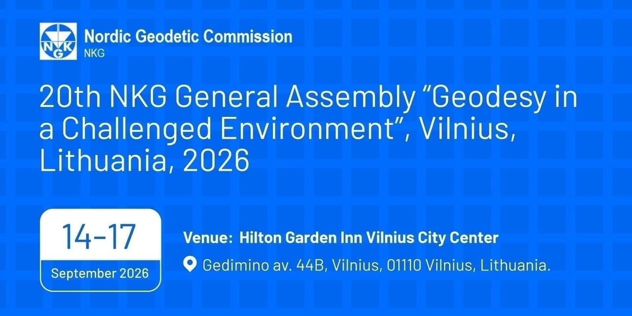 20-Oji šiaurės šalių geodezijos komisijos (nkg) generalinė asamblėja