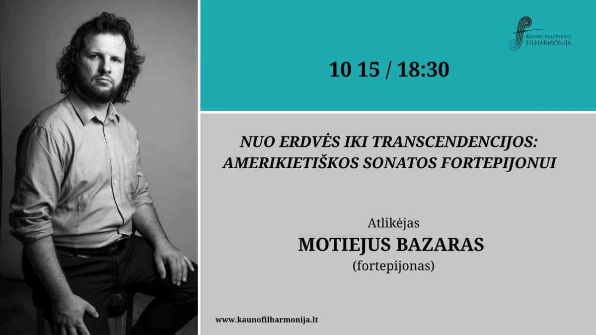 Nuo erdvės iki transcendencijos: amerikietiškos sonatos fortepijonui