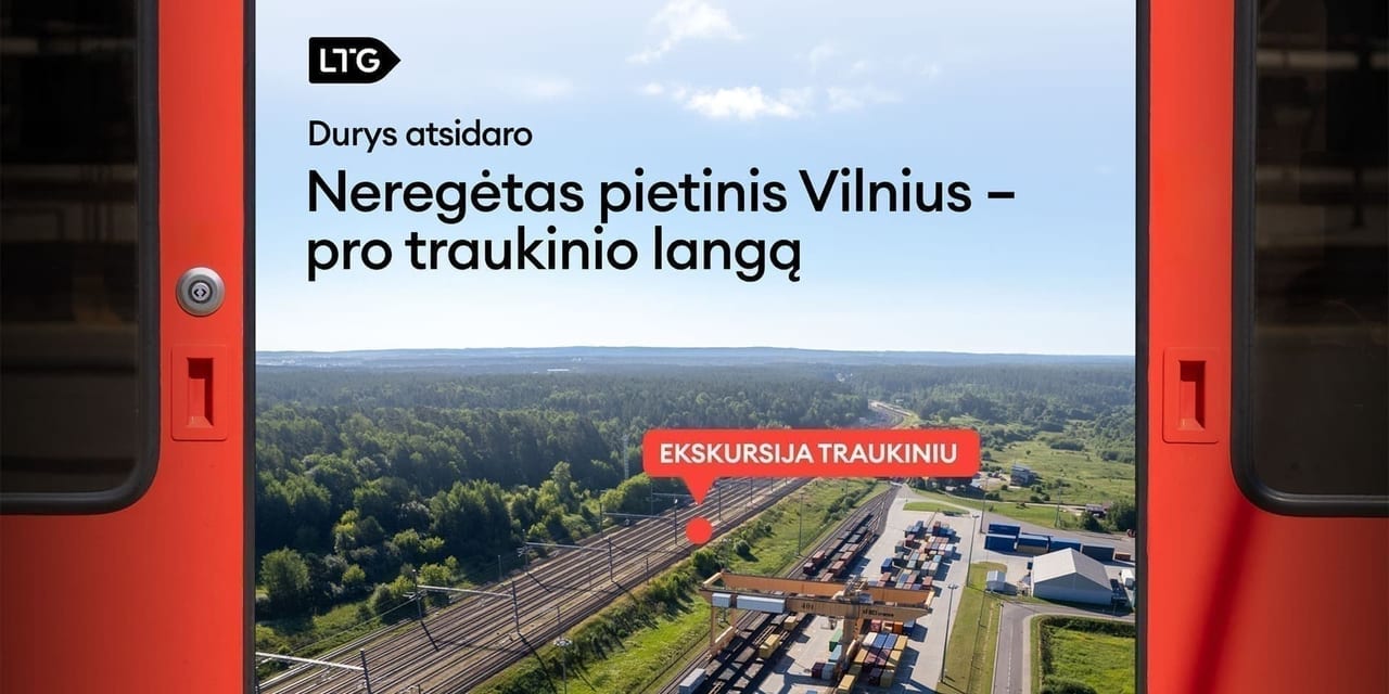 Neregėtas pietinis Vilnius – pro traukinio langą