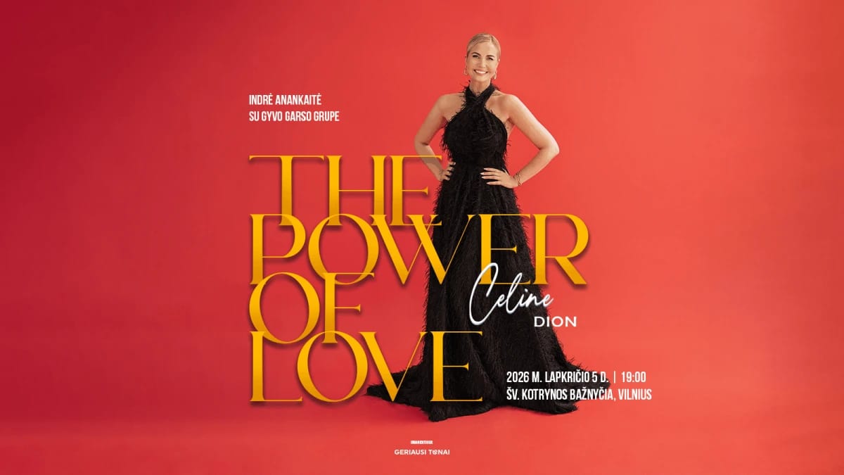 The Power of Love: The most beautiful songs of Céline Dion - Indrė Anankaitė with a live band