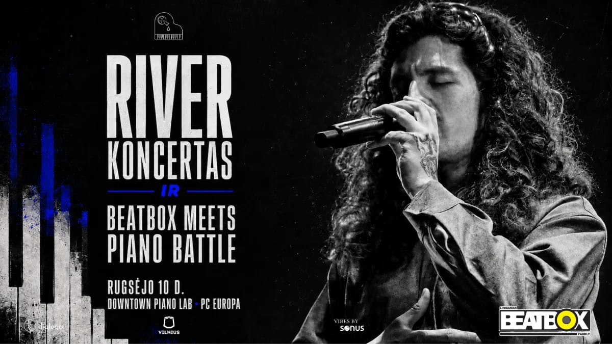 RIVER KONCERTAS ir Beatbox Meets Piano battle