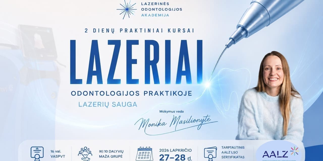 Lasers in dental practice. Laser safety + LSO certification