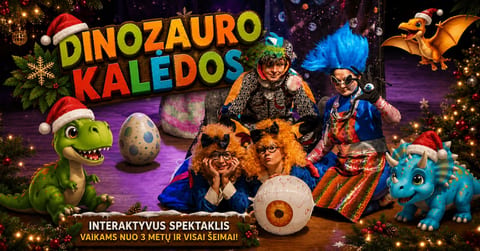 Vaikams - šventinė premjera ''Dinozauro Kalėdos''