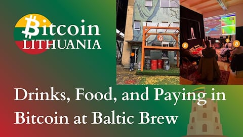 „Bitcoin“ susitikimas: gėrimai, maistas ir atsiskaitymas „Bitcoin“ valiuta „Baltic Brew“