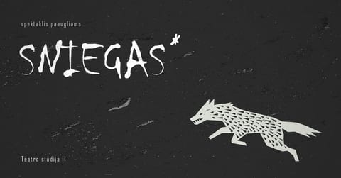 Sniegas* Spektaklis paaugliams ir jaunimui. Teatro studija II