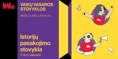Istorijų pasakojimo stovykla 7–9 m. vaikams MO muziejuje
