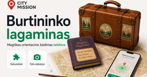 Orientacinis žaidimas „Kauno burtininkas“