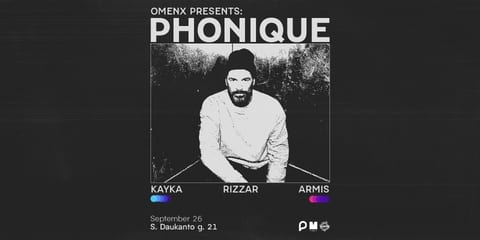 Omenx pristato: phonique