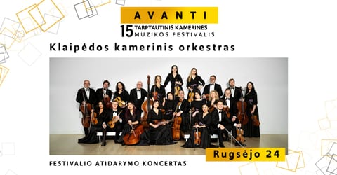 Festivalios AVANTI atidarymo koncertas