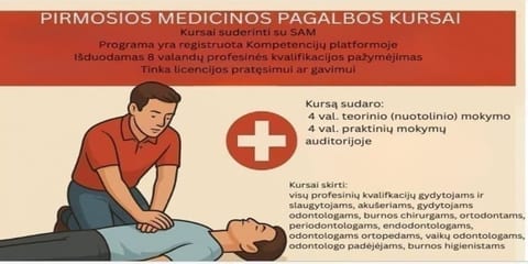 Pirmosios medicinos pagalbos kursai