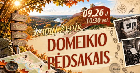 Šeimų žygis „domeikio pėdsakais“