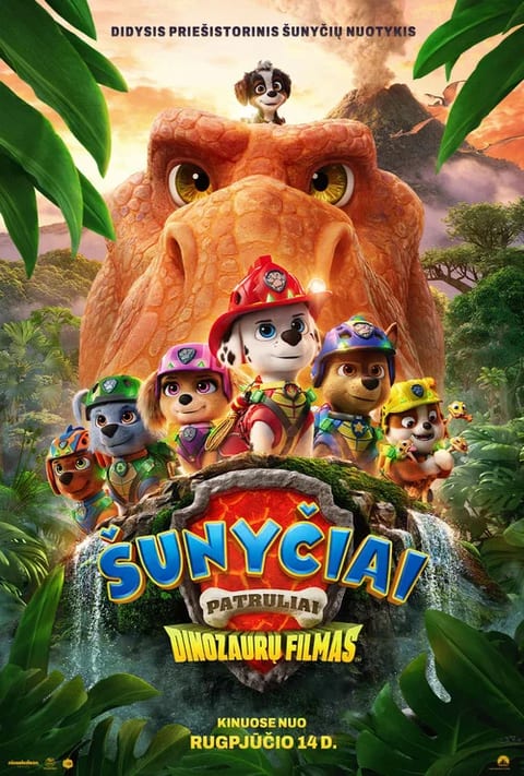 Šeimos kino seansas. Šunyčiai patruliai: Dinozaurų filmas