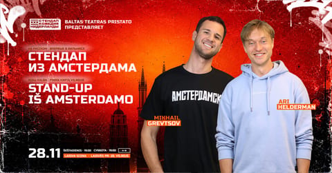Stand-up iš Amsterdamo: Ari Helderman ir Mikhail Grevtsov