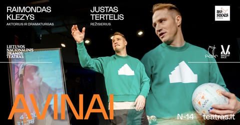 Raimondas Klezys. AVINAI (spektaklis jaunimui) (perkeltas iš 2026 10 14)