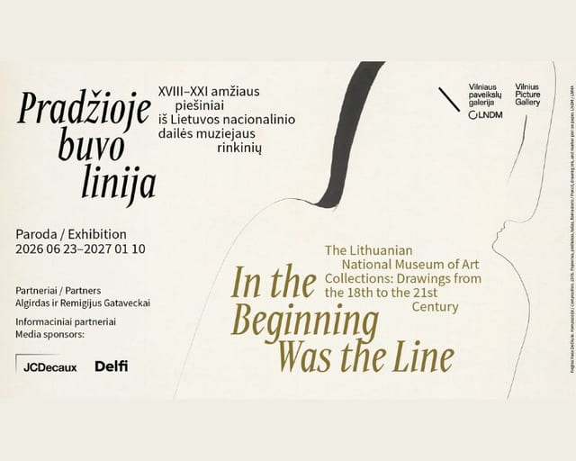 Pradžioje buvo linija. XVIII–XXI a. piešiniai iš Lietuvos nacionalinio dailės muziejaus rinkinių
