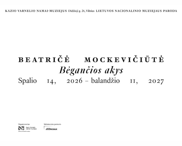 Beatričės Mockevičiūtės paroda „Bėgančios akys“