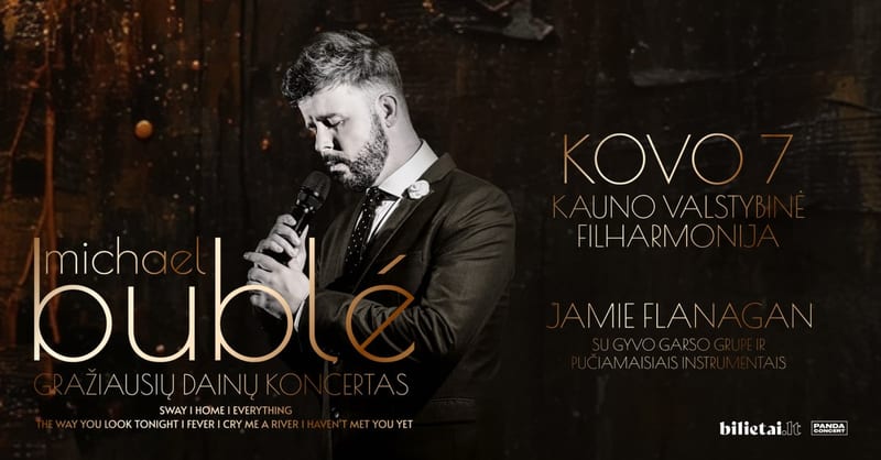 Gražiausių Michael Buble dainų koncertas
