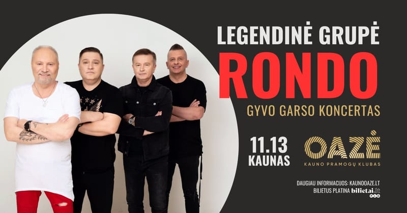 RONDO - 2 Dalių Gyvo Garso Koncertas