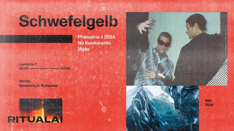 RITUALAI ▃ Schwefelgelb ▃ Phaseline x ISSA ▃ No Konkurento ▃ Vėjas