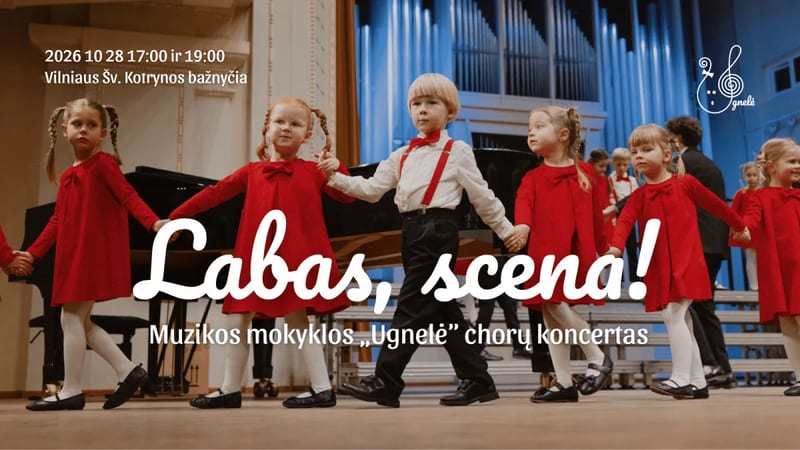 Labas, scena! Mažylių ir parengiamasis choras