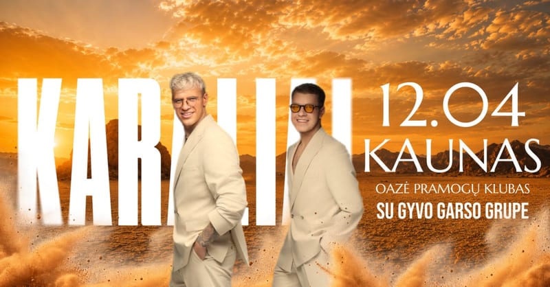 Grupė ''Karaliai'' koncertinis turas su gyvo garso grupe