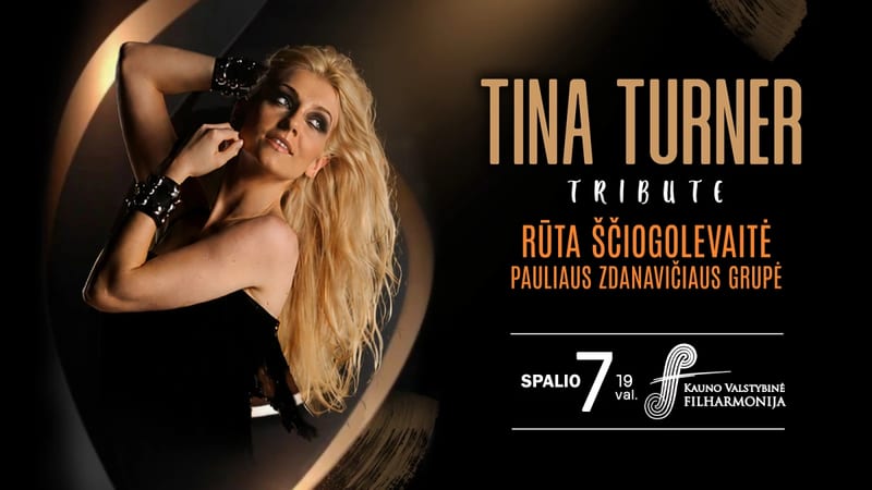 Rūta ščiogolevaitė – tina turner tribute