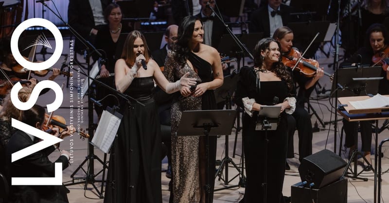 Lvso naujųjų metų koncertas: diva in rock