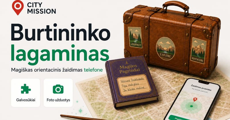 Orientacinis žaidimas „Kauno burtininkas“