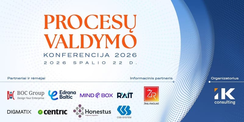 Procesų valdymo konferencija 2026