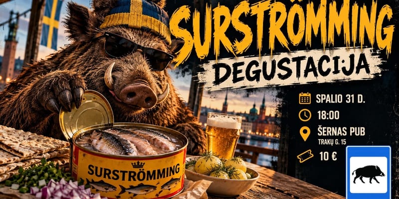Surströmming degustacija