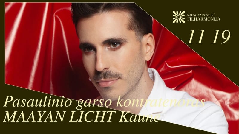 Pasaulinio garso kontratenoras maayan licht