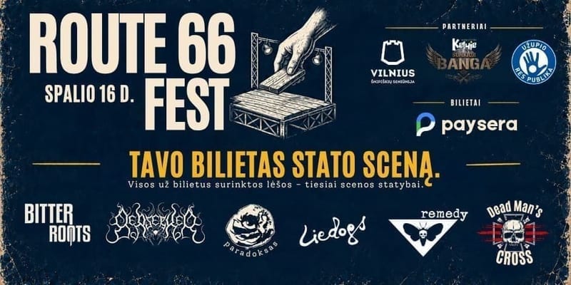 Route 66 fest – your ticket builds the stage