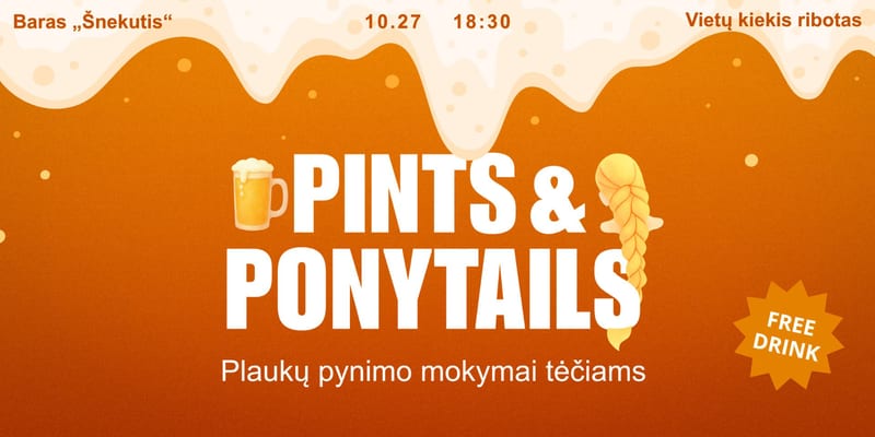 Pints & Ponytails - Plaukų pynimo mokymai tėčiams